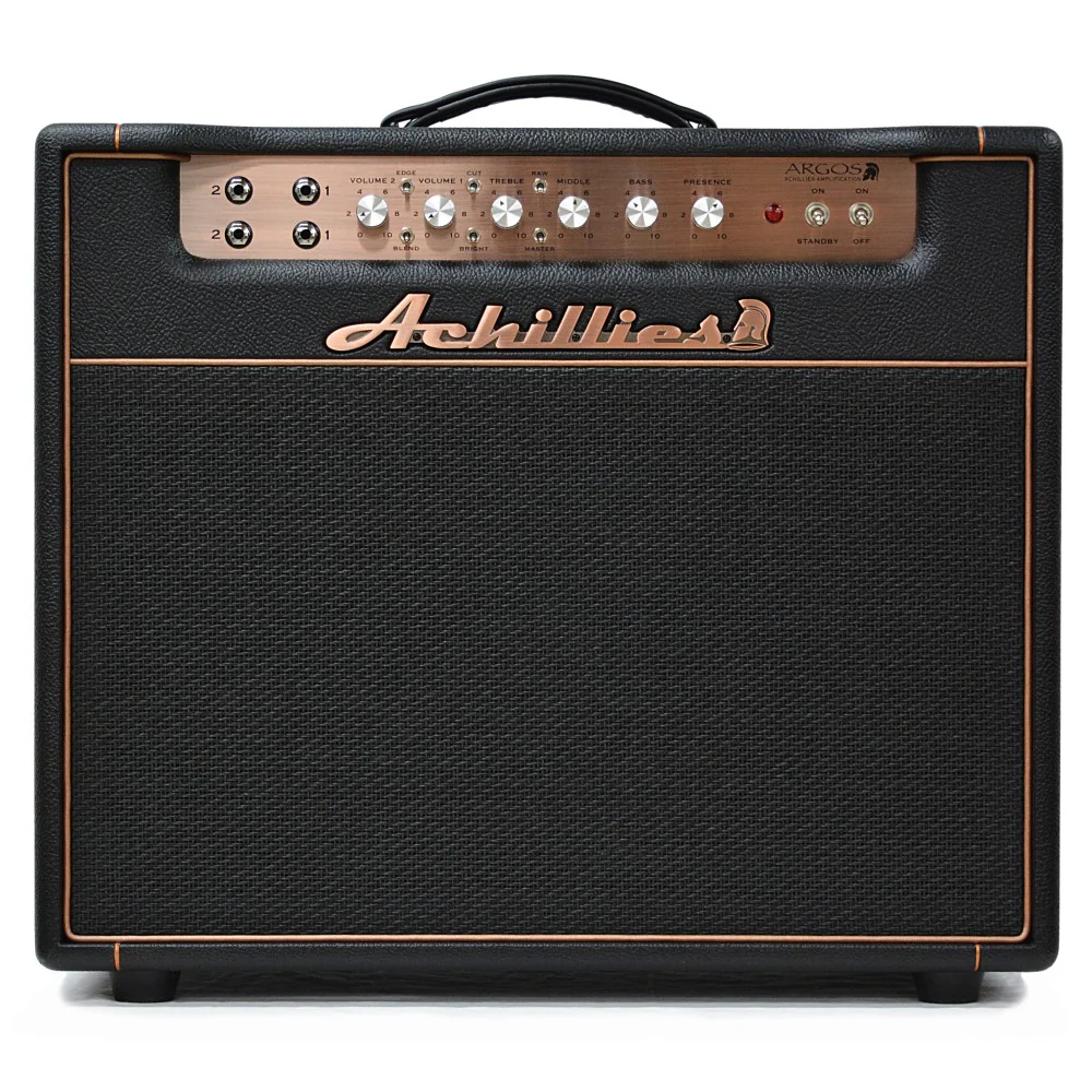 Achillies Argos 1x12 40W Tube Guitar Combo Amplifier with Celestion Creamback - Black Bronco Tolex - Image 6