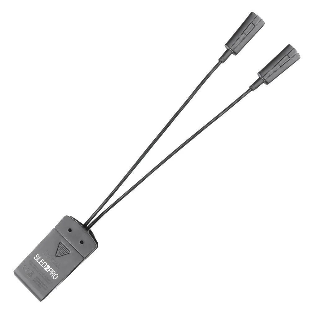 Adam Hall SLED2PRO Twin LED Light For Music Stand with 4 x LED''s on Gooseneck - Image 3