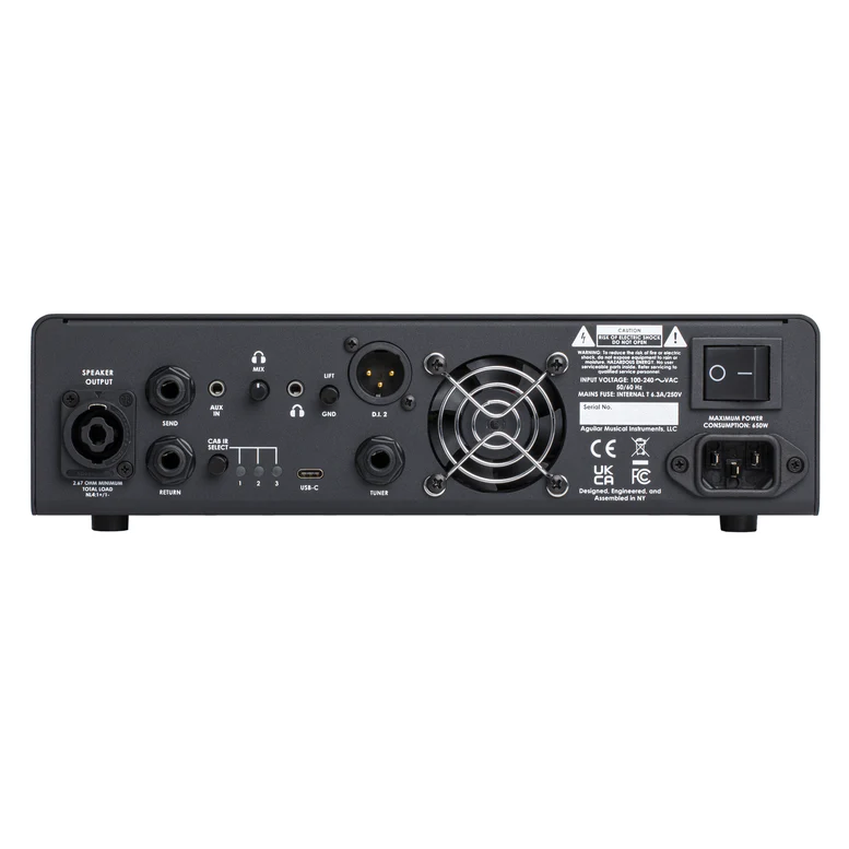 Aguilar Tone Hammer 500W Head V2 - Image 3