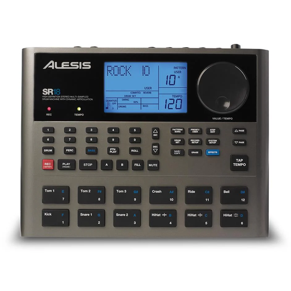 Alesis SR-18 Portable Drum Machine with Effects (SR18) - Image 3