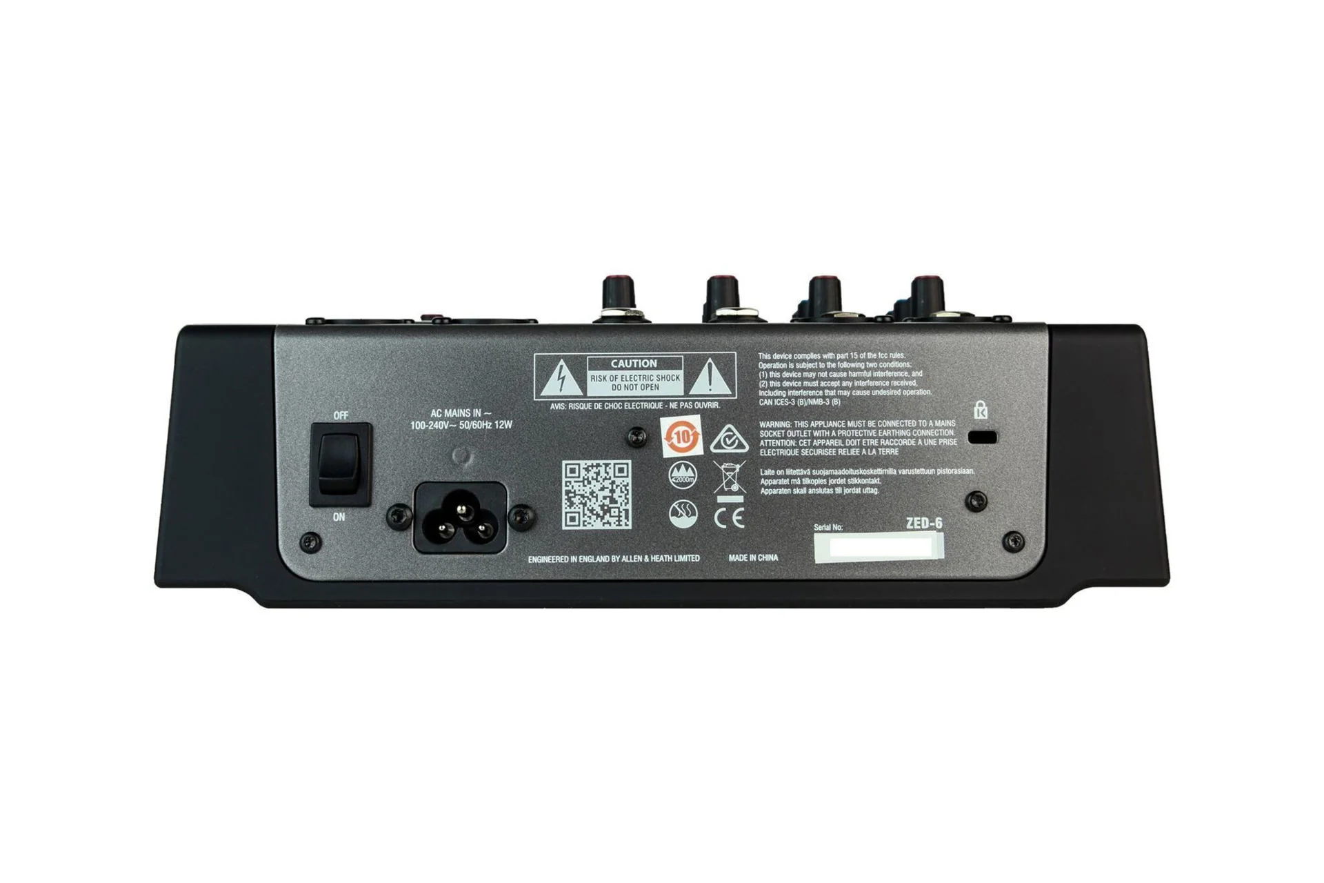Allen & Heath Zed-6 Compact 6-Input Analogue Mixer - Image 5