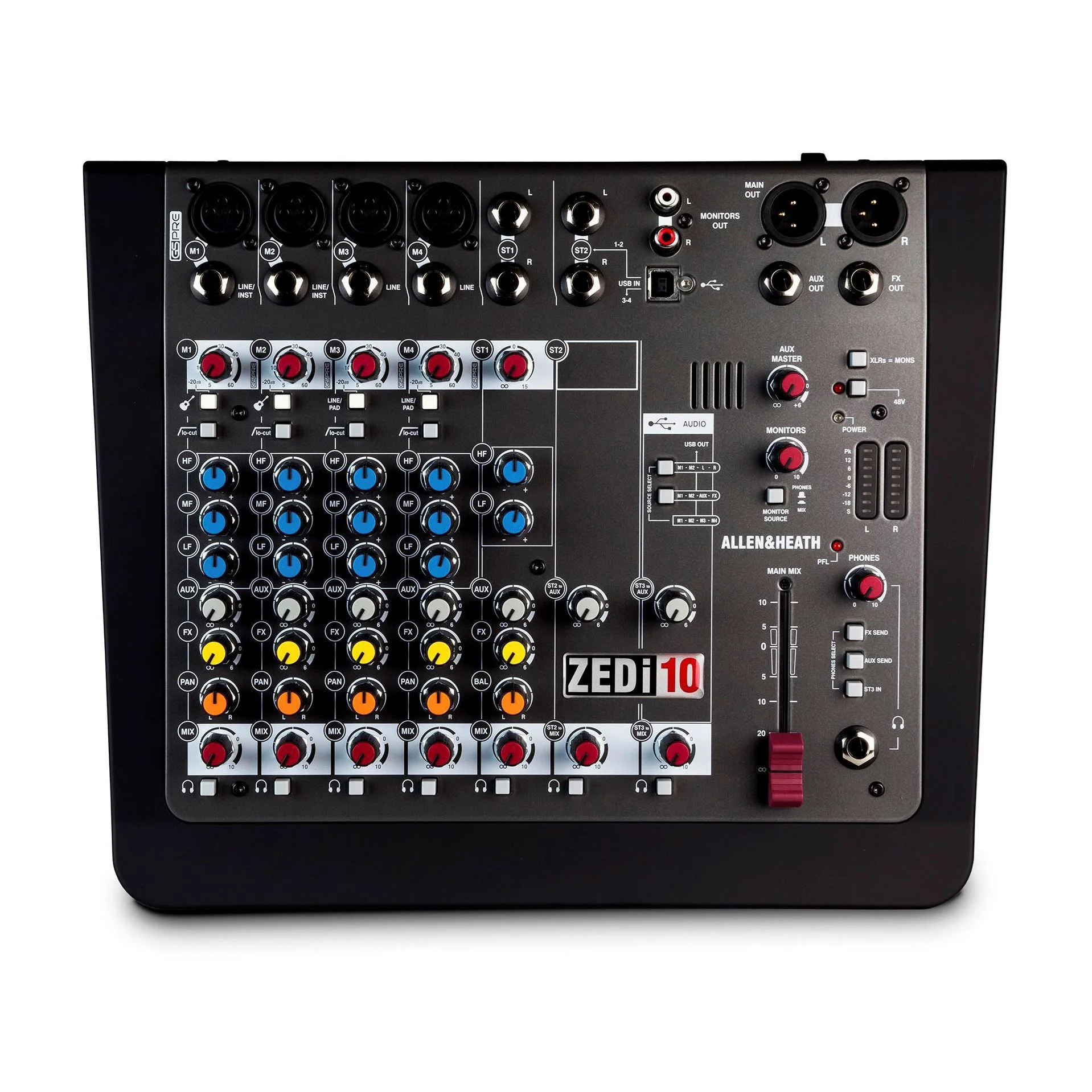 Allen & Heath ZEDi10 Hybrid Compact Mixer with 4x4 USB Interface - Image 6