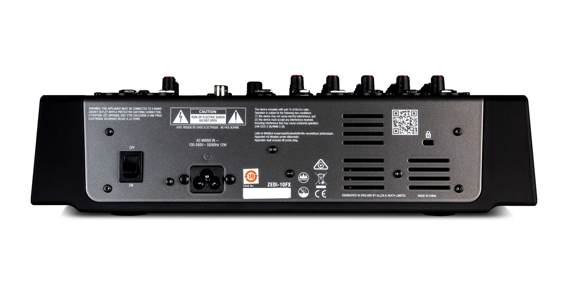 Allen & Heath ZEDi10FX Hybrid Compact Mixer (with 4x4 Interface & Effects) - Image 4