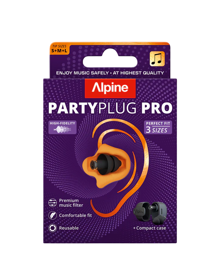 Alpine PartyPlug Pro EarPlug Pros Pack w/Case (-21dB) - Black - Image 15