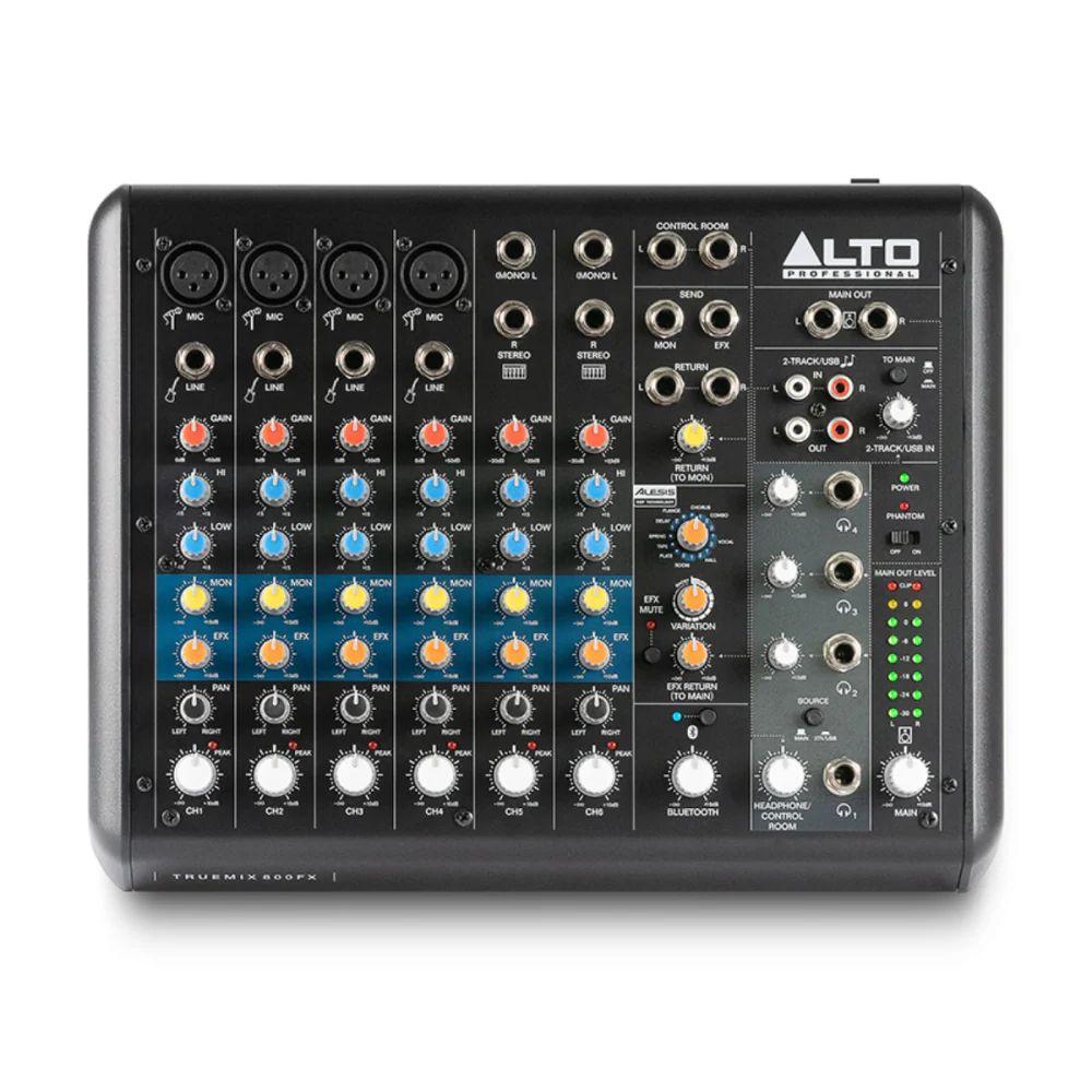 Alto Professional Truemix 800 FX 8-Channel Analogue Mixer USB, Bluetooth - Image 5