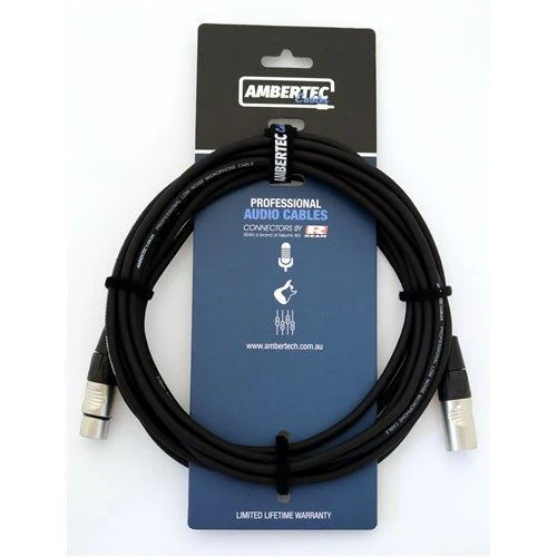 Ambertec Microphone Cable REAN XLR Male to Female 20m - Image 2