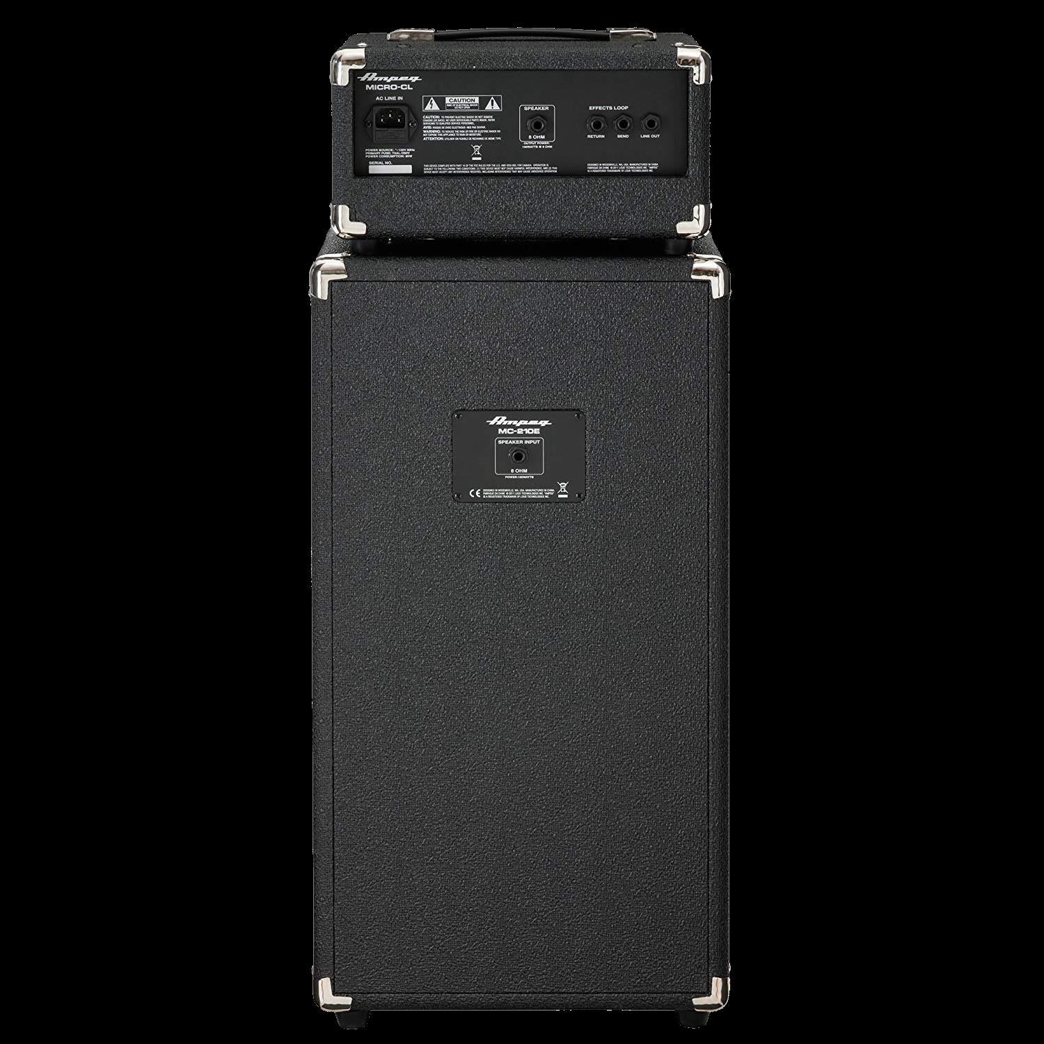 Ampeg Micro-Classic Stack Bass Head and Cabinet - 100 Watt - Image 3