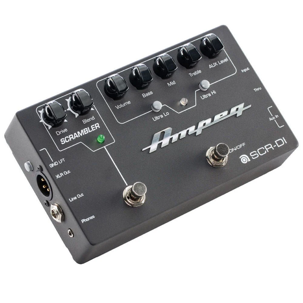 Ampeg SCR-DI Bass DI with Scrambler Overdrive Effects Pedal - Image 5