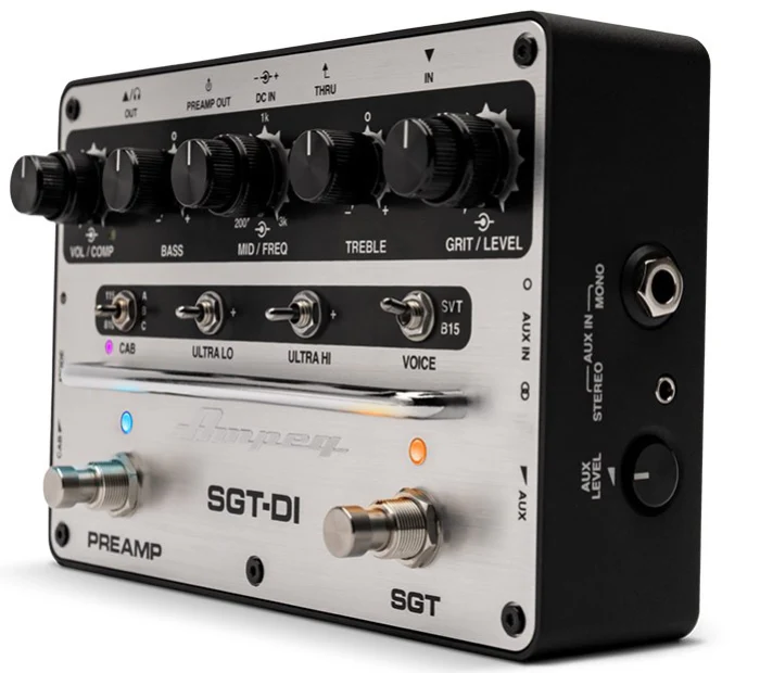 Ampeg SGT-DI Bass Preamp and DI Bass Guitar Pedal - Image 2