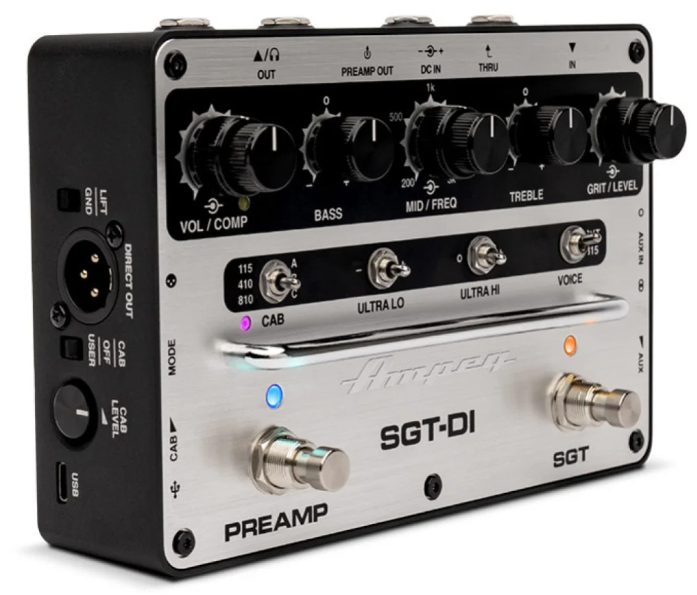 Ampeg SGT-DI Bass Preamp and DI Bass Guitar Pedal - Image 3