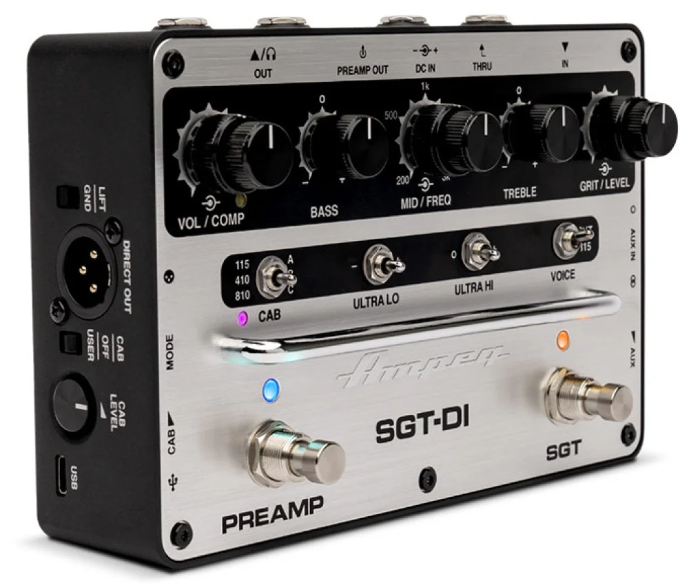 Ampeg SGT-DI Bass Preamp and DI Bass Guitar Pedal - Image 7