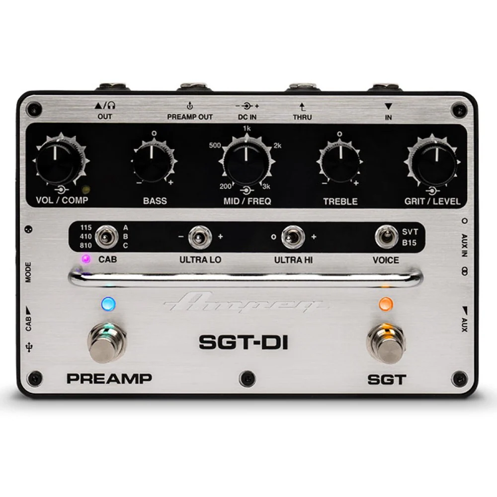 Ampeg SGT-DI Bass Preamp and DI Bass Guitar Pedal - Image 9