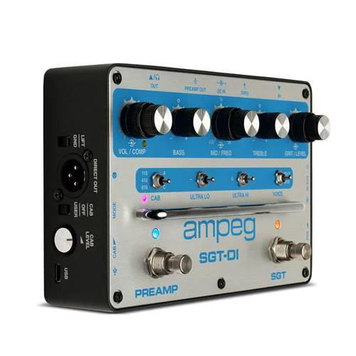 Ampeg SGT-DI Blue Line Anniversary Edition Bass Preamp & DI Pedal - Image 4
