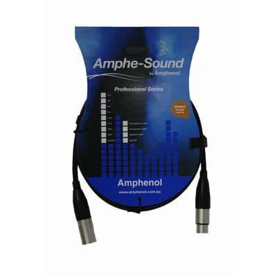 Amphenol 1m XLR Male to XLR Female Microphone Cable - Image 2