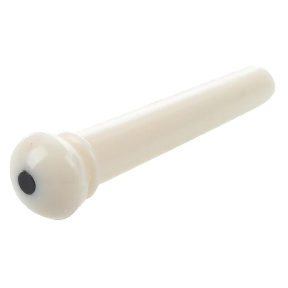 AMS GP310W Plastic Bridge Pin - Ivory with Black Dot (Single) - Image 2