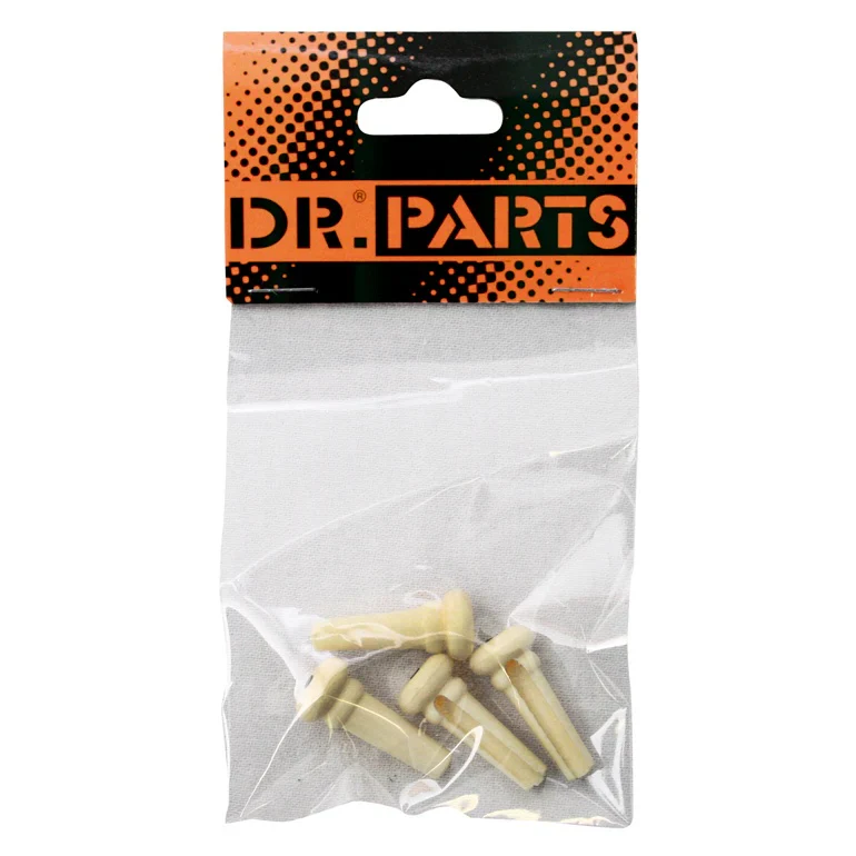 AMS GP314 Acoustic Bass Bridge Pins - Set of 4 - Ivory with Black Dot