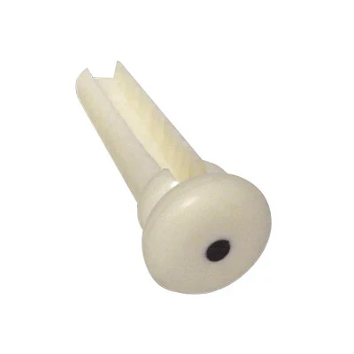 AMS GP314 Acoustic Bass Bridge Pins - Set of 4 - Ivory with Black Dot - Image 2