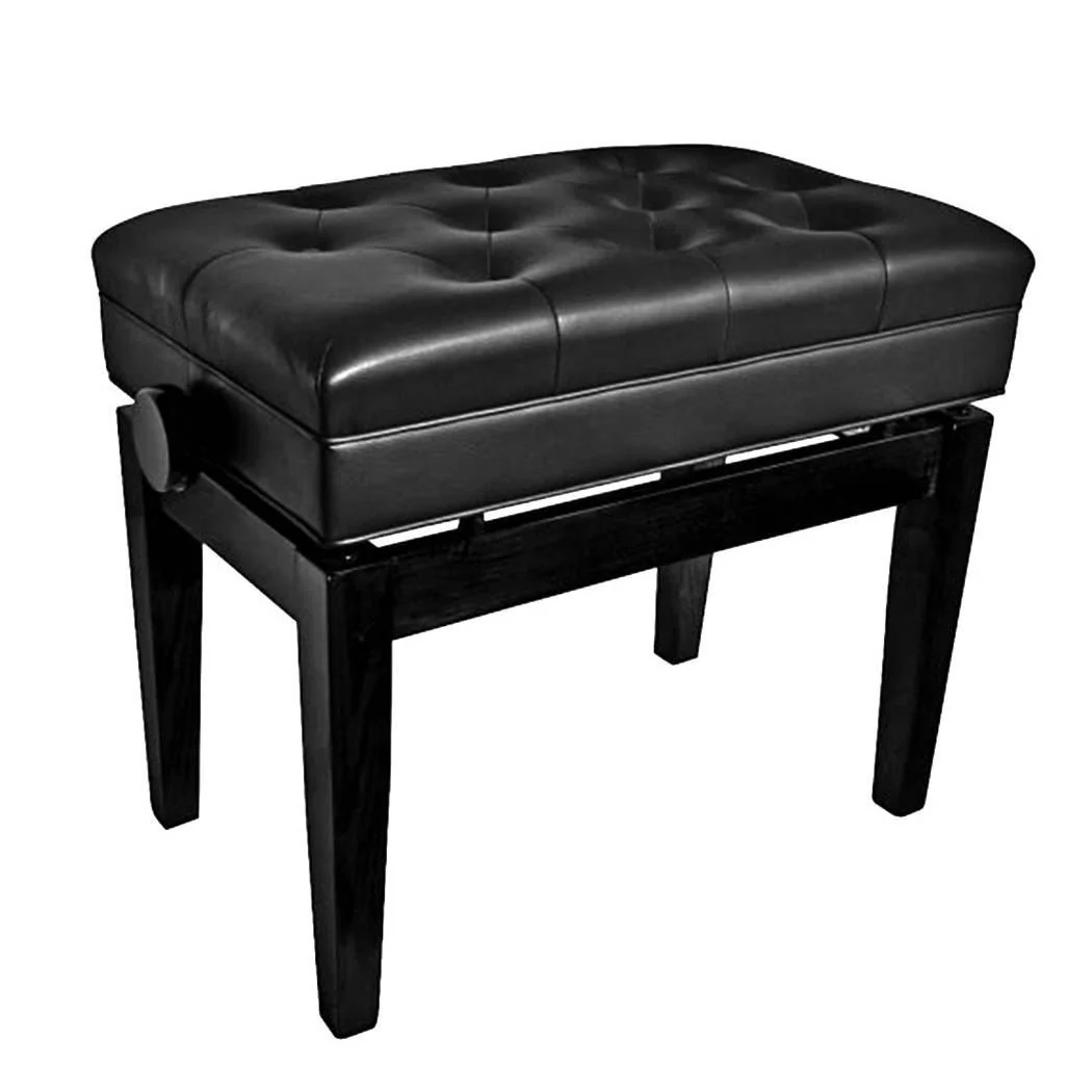 AMS KTW15 Height Adjustable Wooden Bench in Polished Ebony - Image 2