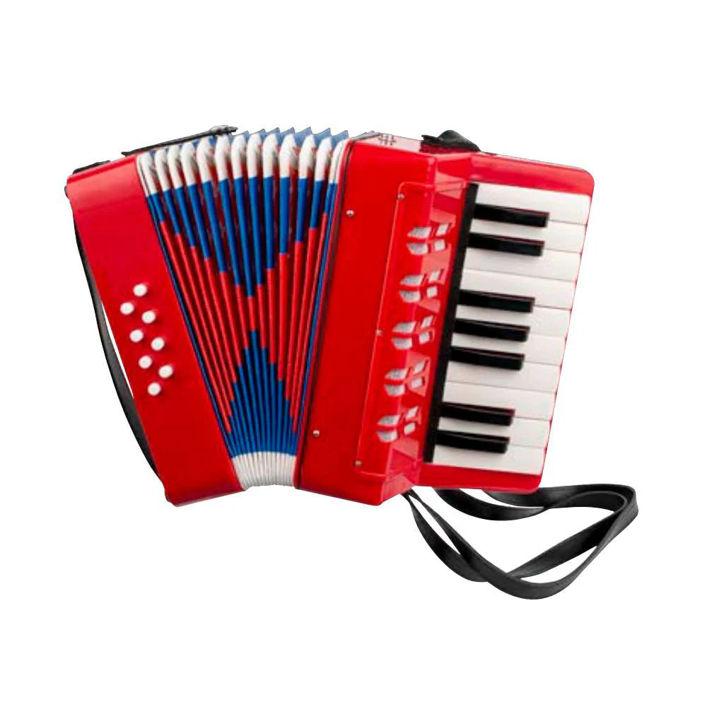 AMS PA818R Junior Piano Accordion in Red - Image 2