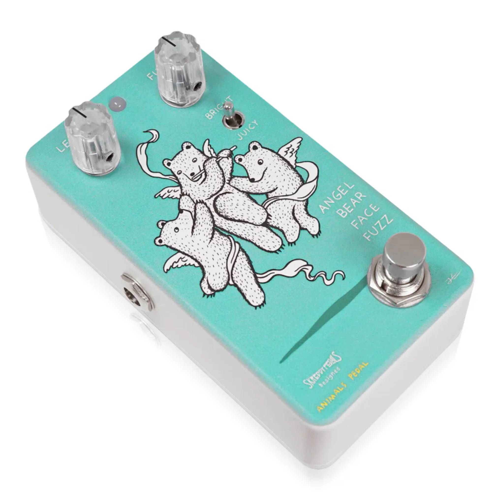 Animals Pedal Angel Bear Face Fuzz Effects Pedal by Skreddy - Image 2