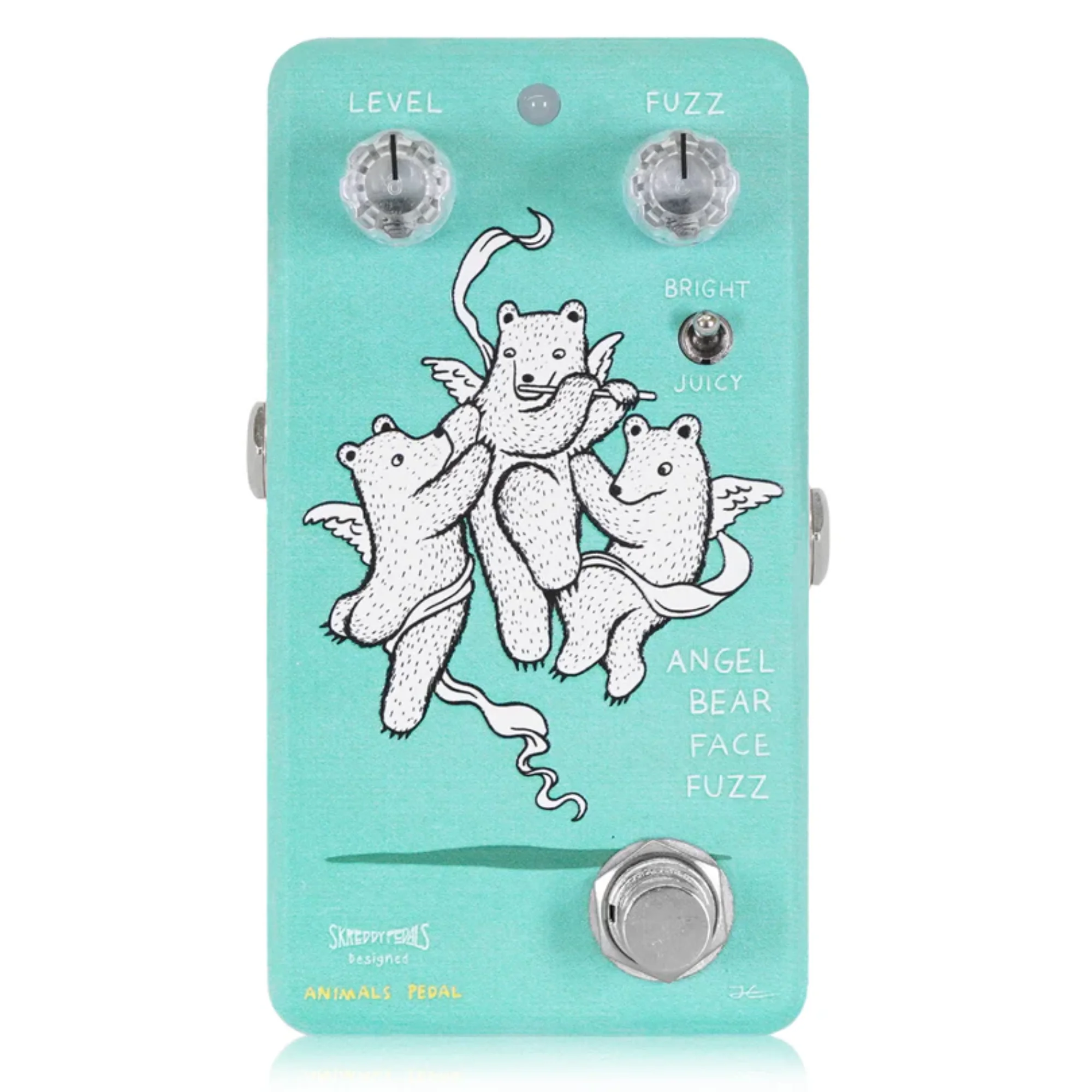 Animals Pedal Angel Bear Face Fuzz Effects Pedal by Skreddy - Image 7