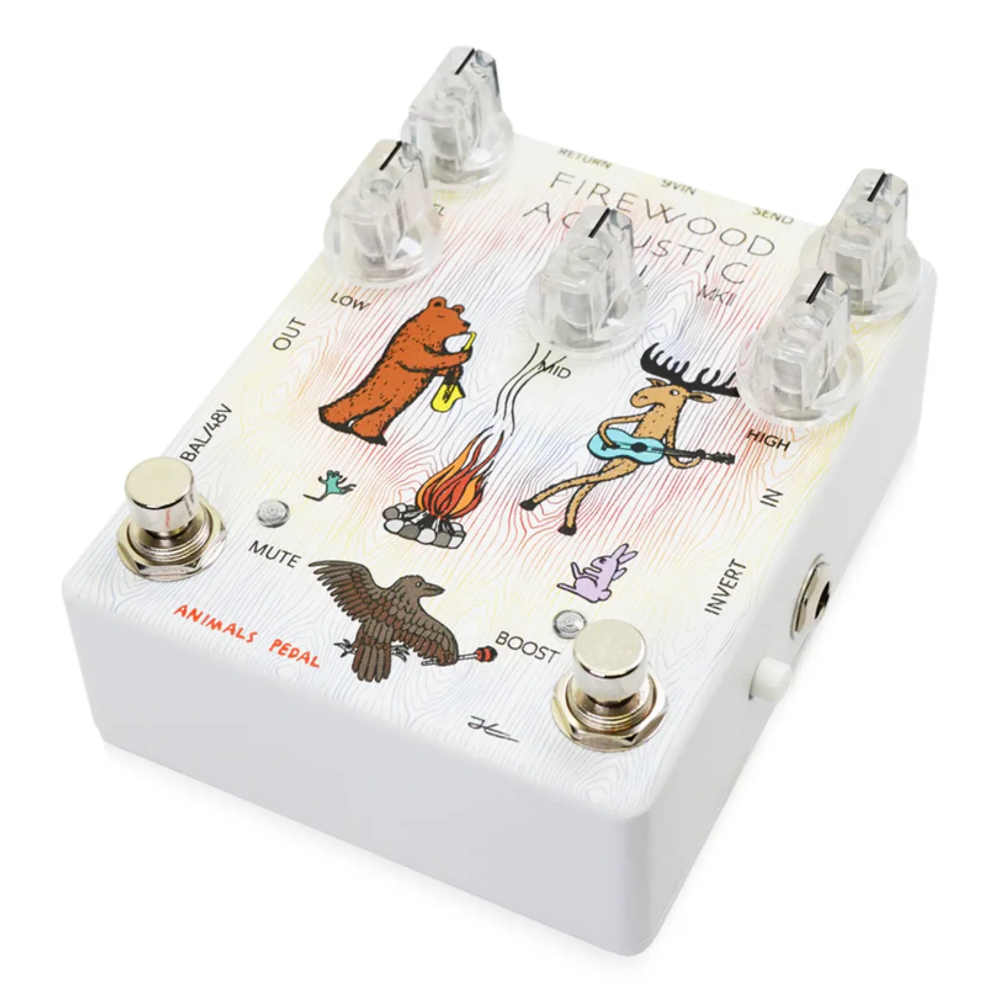 Animals Pedal Firewood Acoustic D.I. MKII Effects Pedal - Image 4