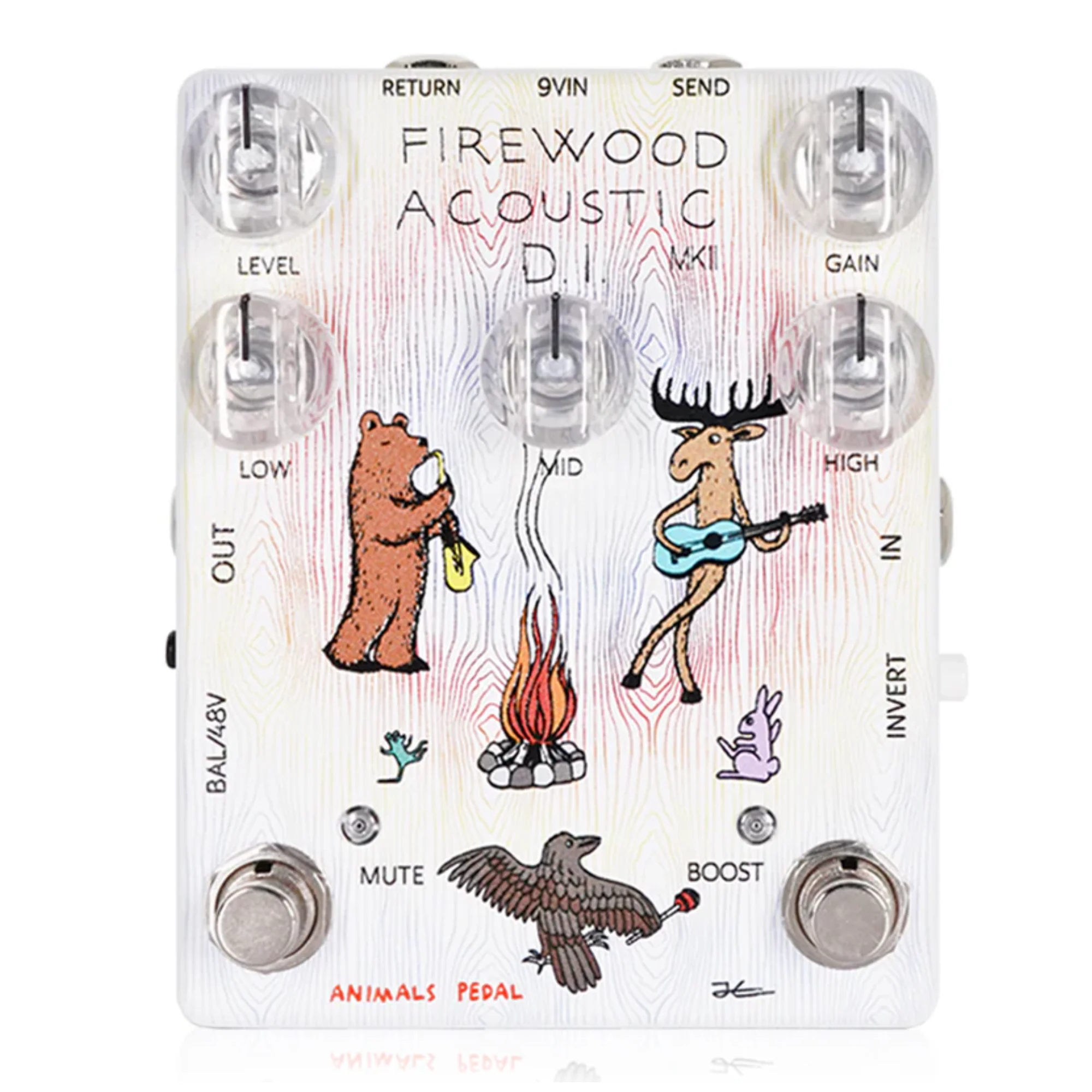Animals Pedal Firewood Acoustic D.I. MKII Effects Pedal - Image 6