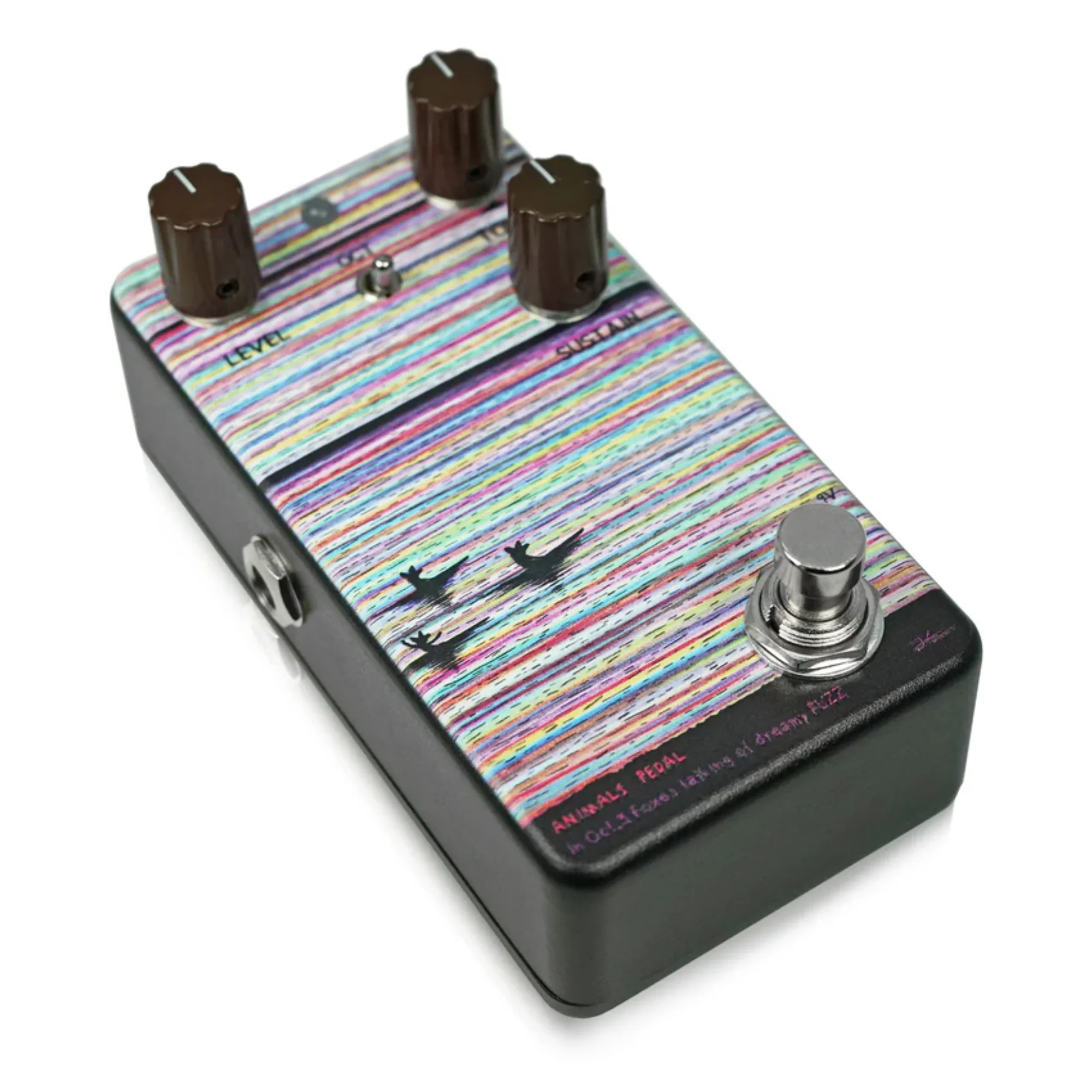 Animals Pedal In Oct, 3 Foxes Talking of Dreamy Fuzz Effects Pedal - Image 2
