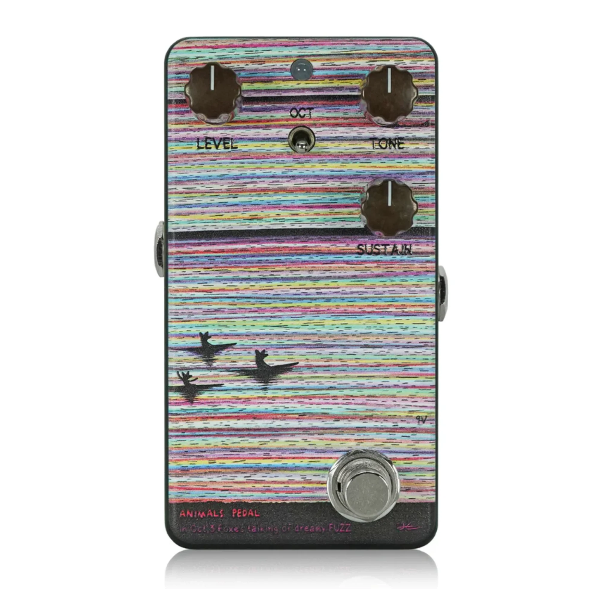 Animals Pedal In Oct, 3 Foxes Talking of Dreamy Fuzz Effects Pedal - Image 6