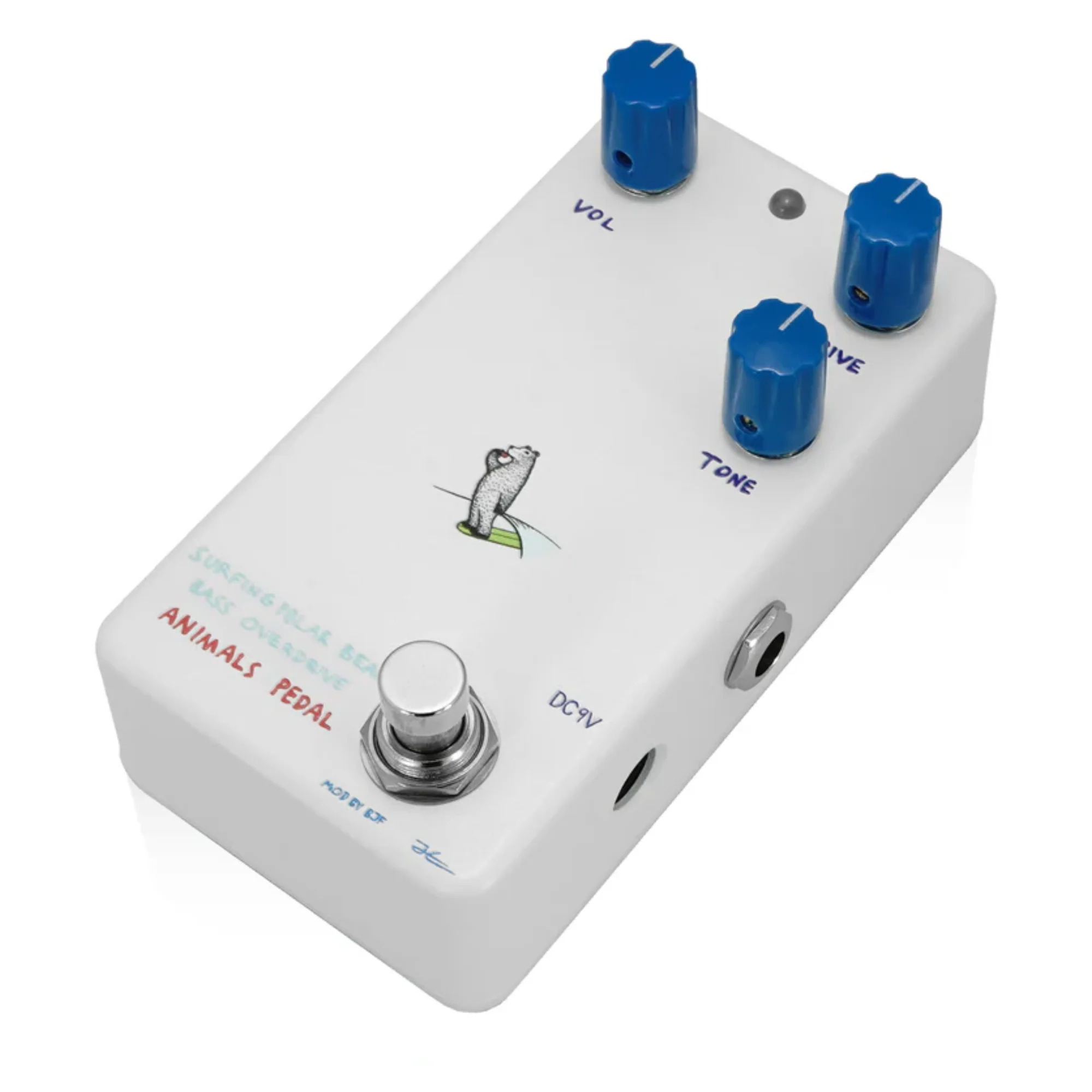 Animals Pedal Surfing Polar Bear Bass Overdrive Effects Pedal by BJFe - Image 2