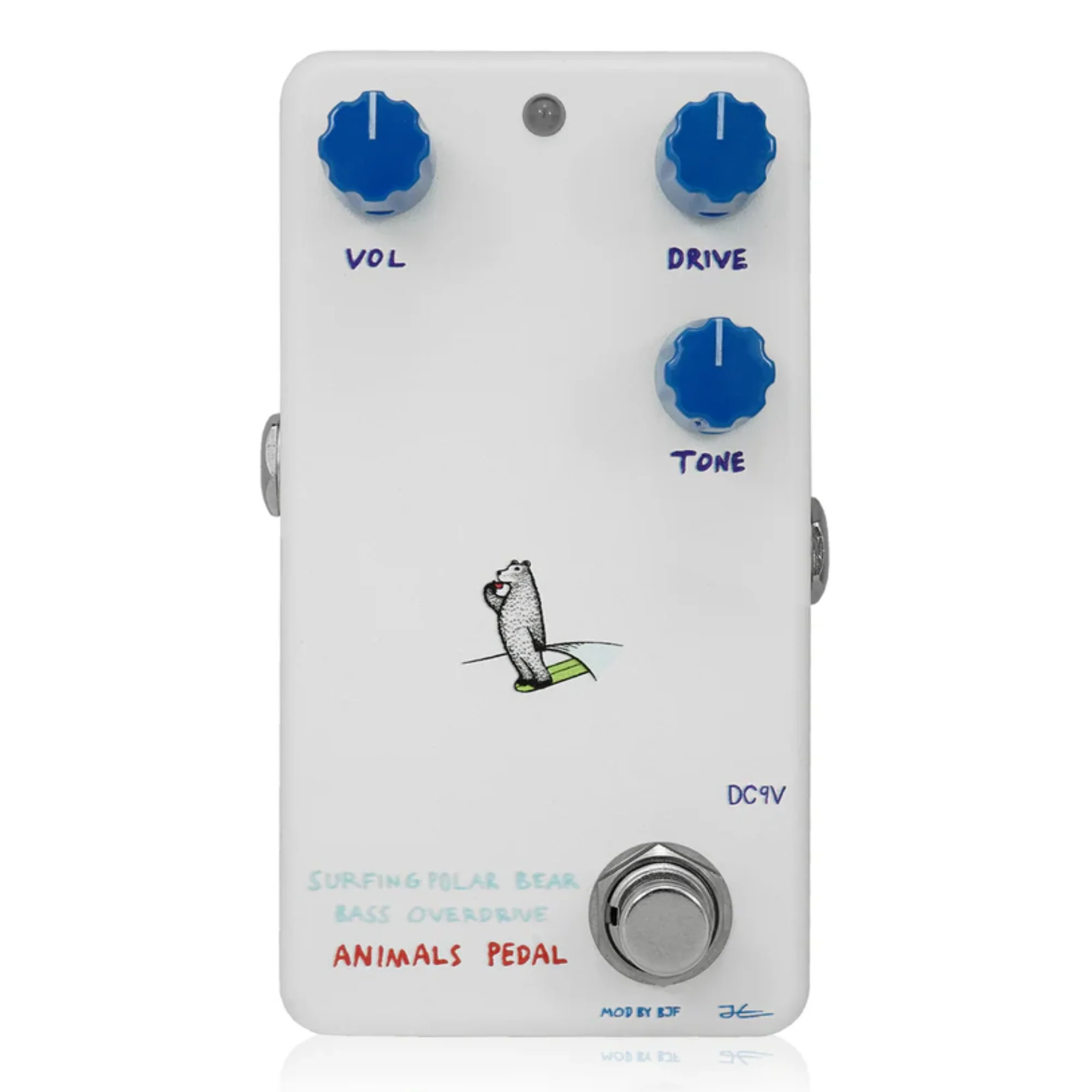 Animals Pedal Surfing Polar Bear Bass Overdrive Effects Pedal by BJFe - Image 4
