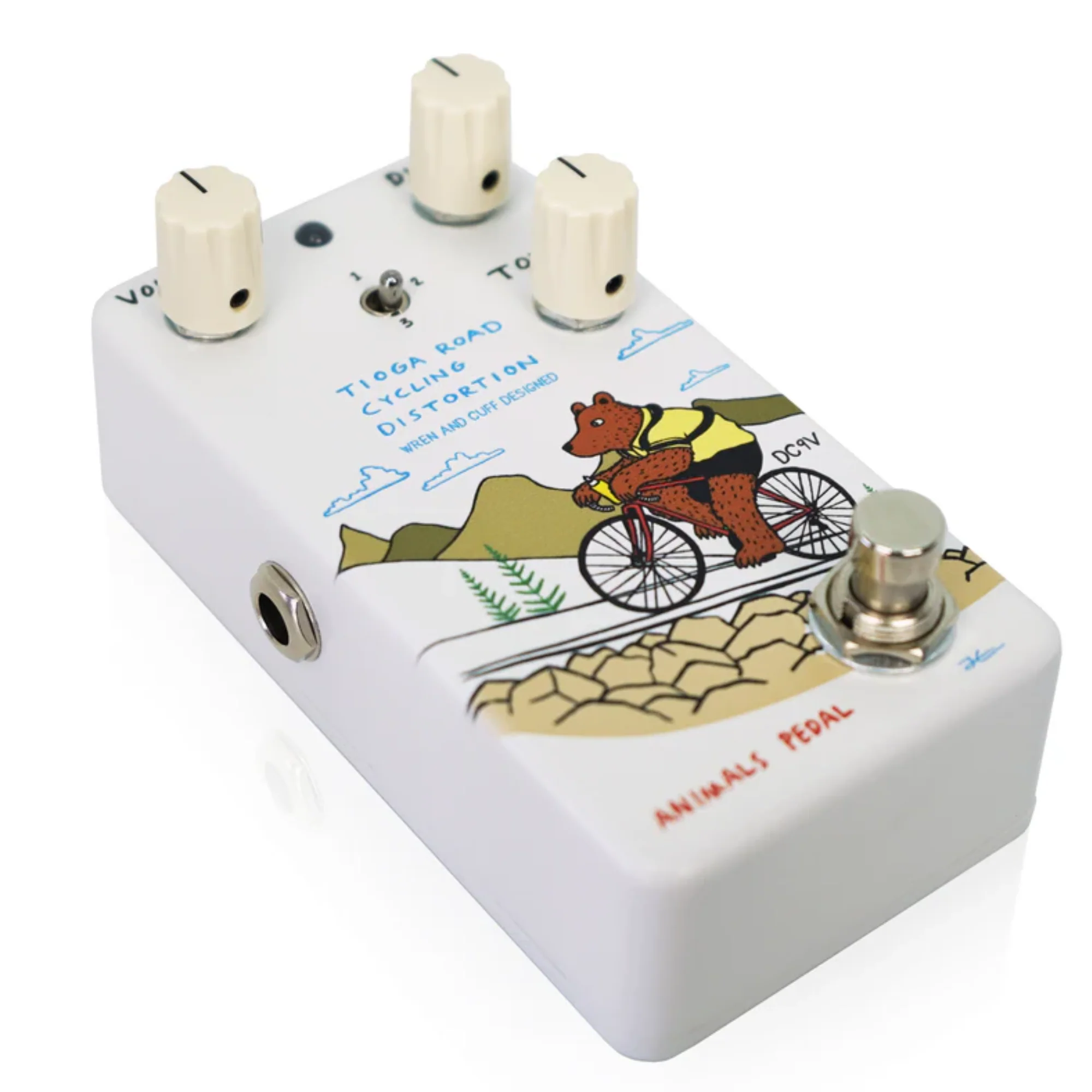 Animals Pedal Tioga Road Cycling Distortion MKII Effects Pedal by Wren&Cuff - Image 4
