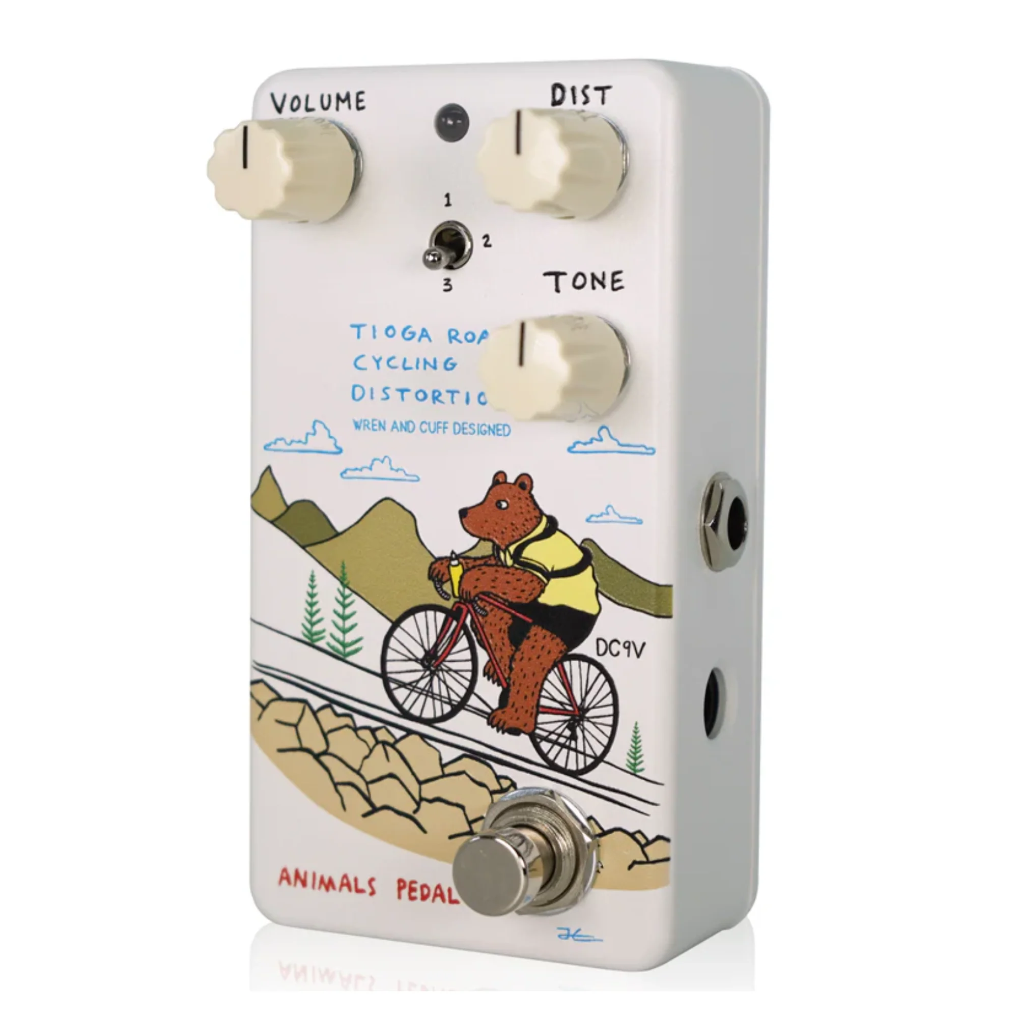 Animals Pedal Tioga Road Cycling Distortion MKII Effects Pedal by Wren&Cuff - Image 5