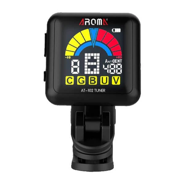 Aroma AT102BK Rechargable Clip-On Chromatic Tuner - Black - Image 3