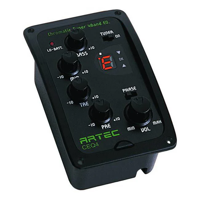 Artec CEQ-4 Acoustic Guitar Preamp with Tuner (CEQ4) - Image 2