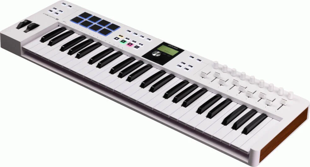 Arturia KeyLab Essential Mk3 49-Key Universal MIDI Controller - White - Image 5