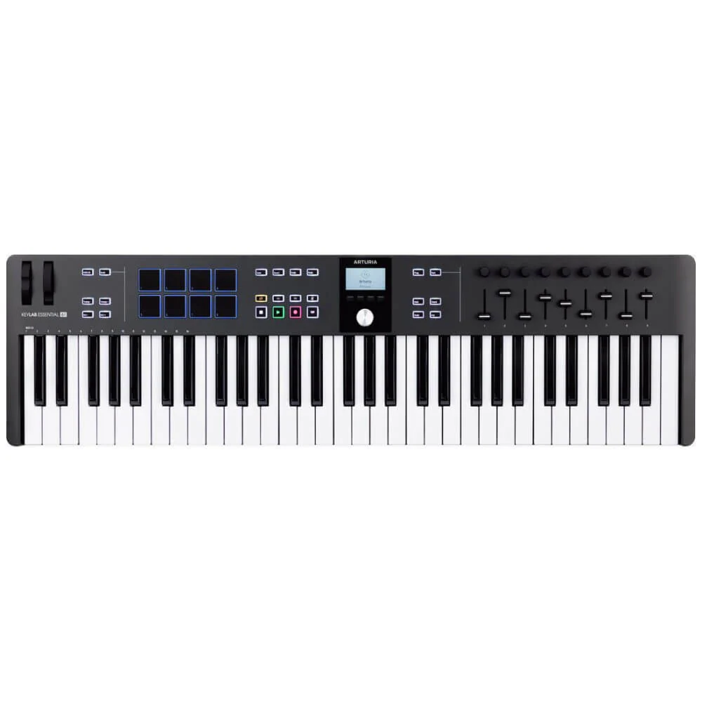 Arturia KeyLab Essential Mk3 61-Key Universal MIDI Controller - Black - Image 7