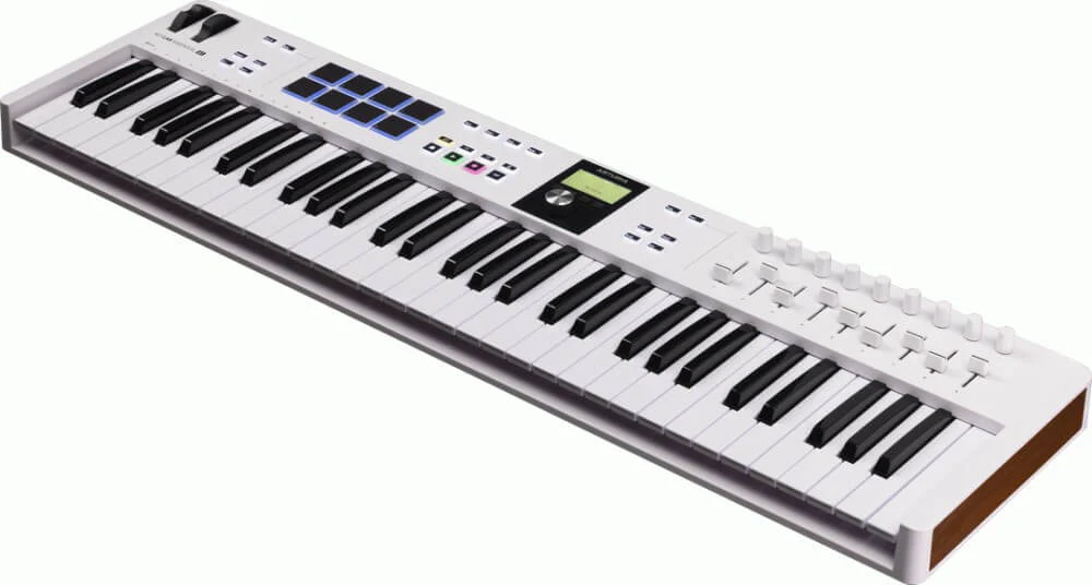 Arturia KeyLab Essential Mk3 61-Key Universal MIDI Controller - White - Image 6