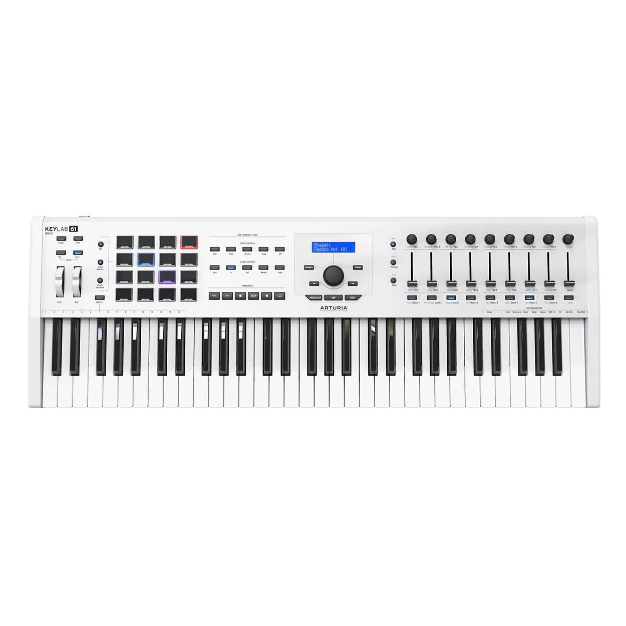 Arturia Keylab MKII 61-Key Controller Keyboard White - Image 2