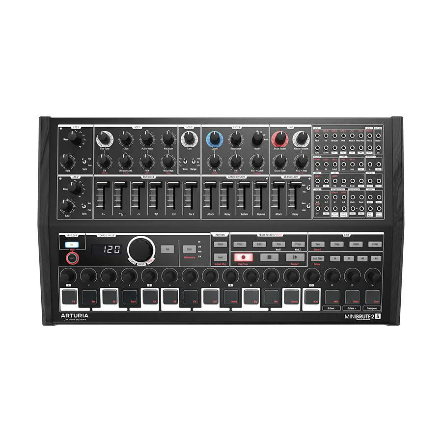 Arturia Minibrute 2S Analogue Synthesizer with Sequencer in Limited Edition Black Noir - Image 2