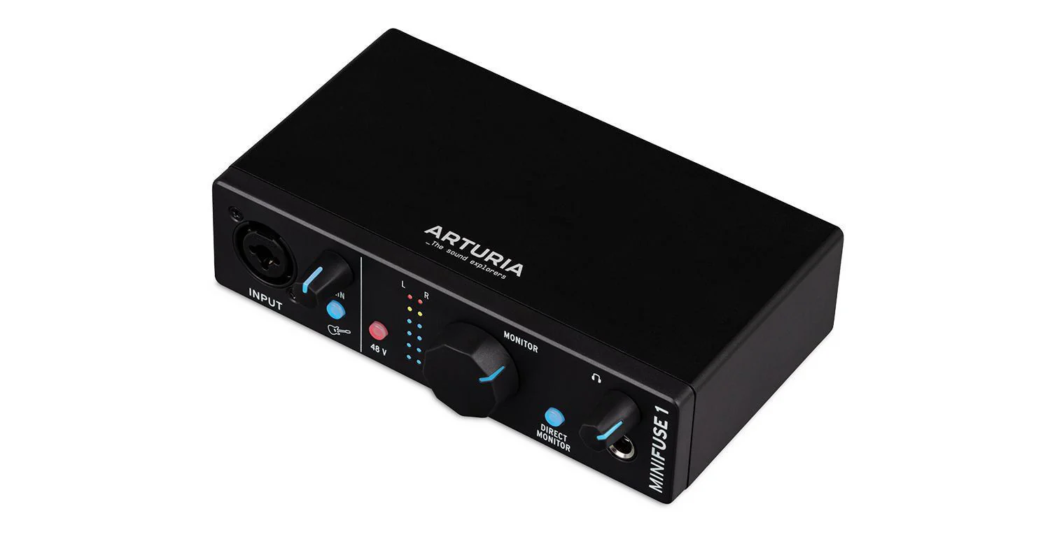 Arturia Minifuse 1 1in 2out USB 2 Interface Black - Image 4