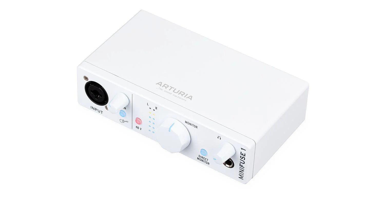 Arturia Minifuse 1 1in 2out USB 2 Interface White - Image 5