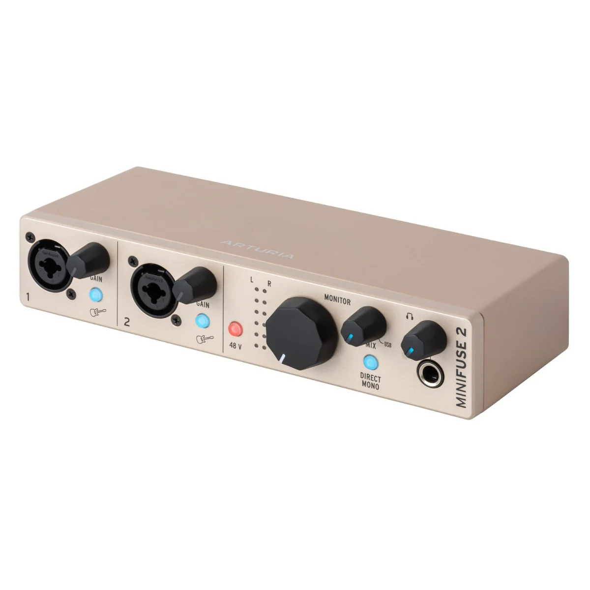Arturia Minifuse 2 USB Audio Interface - Champagne - Image 3