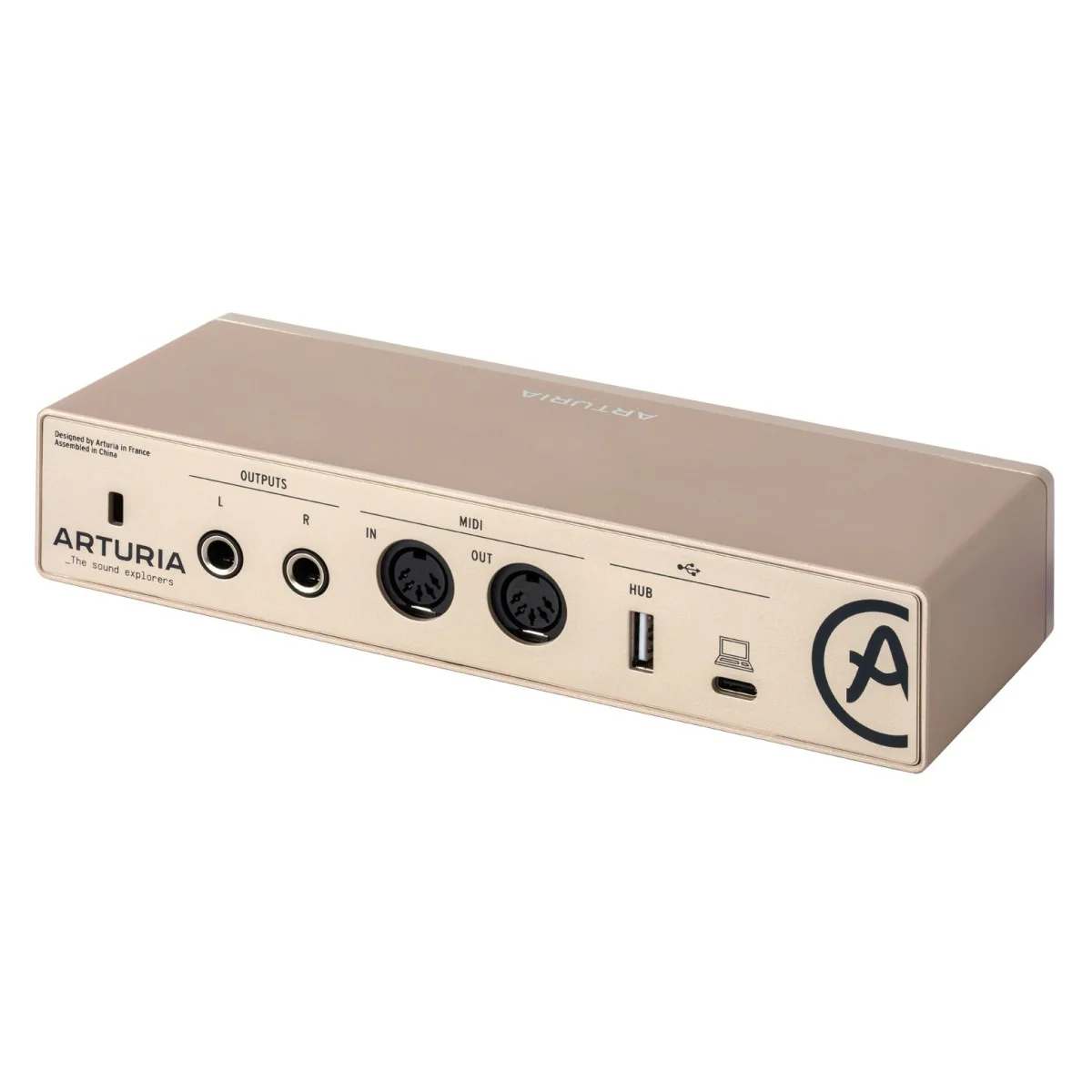 Arturia Minifuse 2 USB Audio Interface - Champagne - Image 4