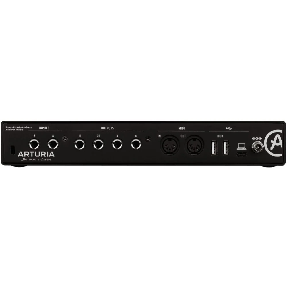 Arturia MiniFuse 4 4 In 4 Out USB Audio Interface in Black - Image 2