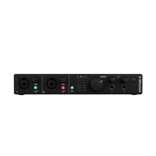 Arturia MiniFuse 4 4 In 4 Out USB Audio Interface in Black - Image 4