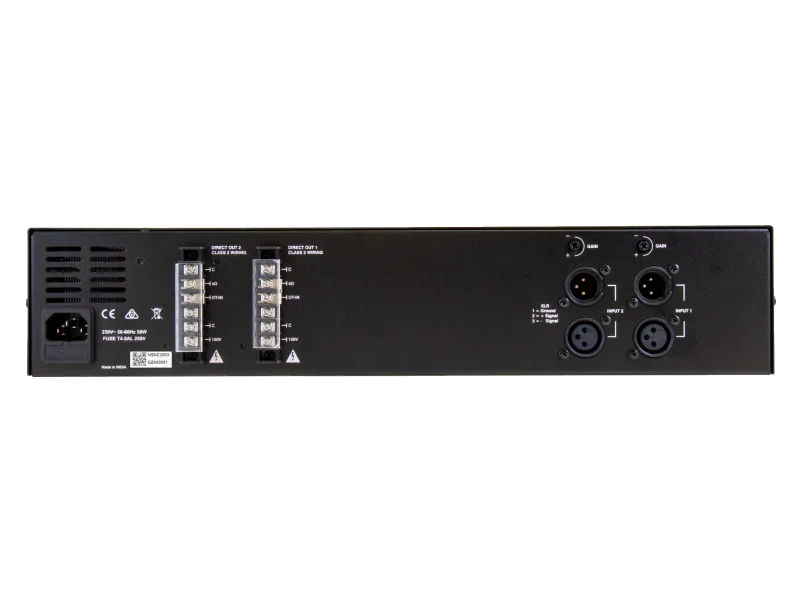 Australian Monitor ES2120P 2 x 120w 100v Line Power Amplifier - Image 3