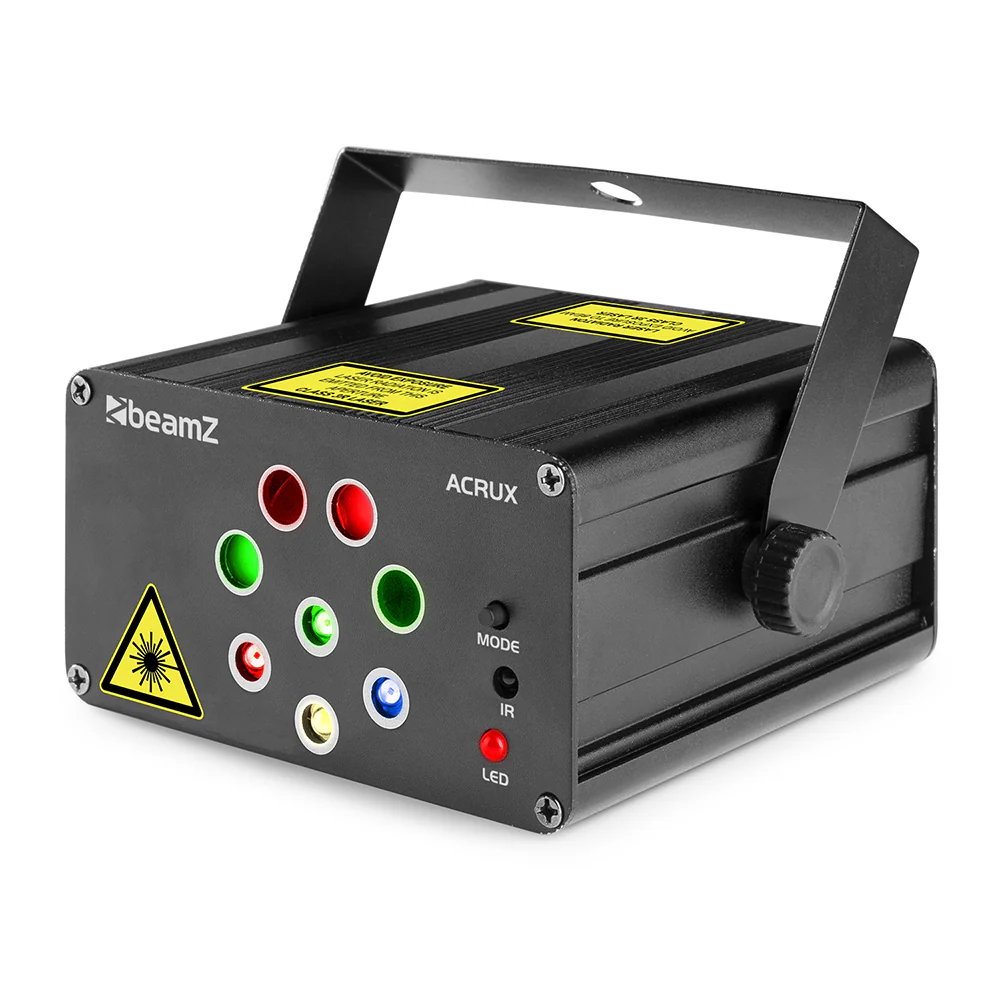Beamz Acrux 4way R/G Laser RGBW Gobo IRC - Image 10