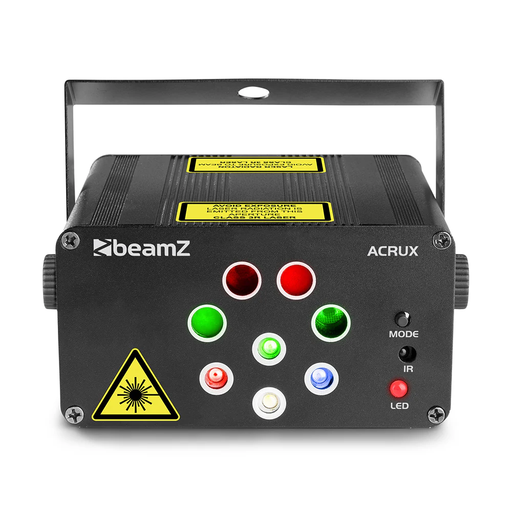 Beamz Acrux 4way R/G Laser RGBW Gobo IRC - Image 11