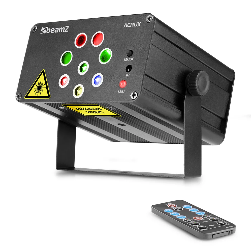 Beamz Acrux 4way R/G Laser RGBW Gobo IRC - Image 8